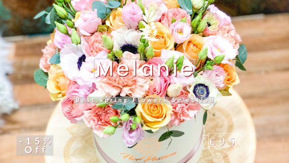 Melanie Spring Flower Box FlorPassion