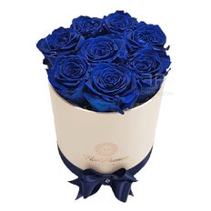 Blue Rose Box | Preserved Roses | Send Flowers to Milan Monza